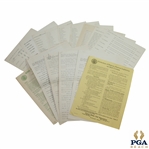Miscellaneous 1949 US Open at Medinah Country Club Information, Releases, & Pamphlets