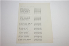 Miscellaneous 1949 US Open at Medinah Country Club Information, Releases, & Pamphlets