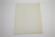 Miscellaneous 1949 US Open at Medinah Country Club Information, Releases, & Pamphlets