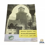 1949 US Open at Medinah Country Club Official Program - Cary Middlecoff Winner