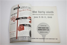 1949 US Open at Medinah Country Club Official Program - Cary Middlecoff Winner