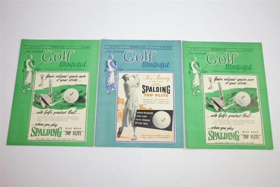 1953 New Zealand Golf Illustrated Golf Magazines - Twelve (12)