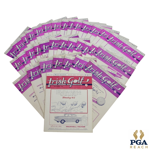 1957, 1958, & 1959 Irish Golf Irelands National Golf Magazine - Thirty-Four (34)