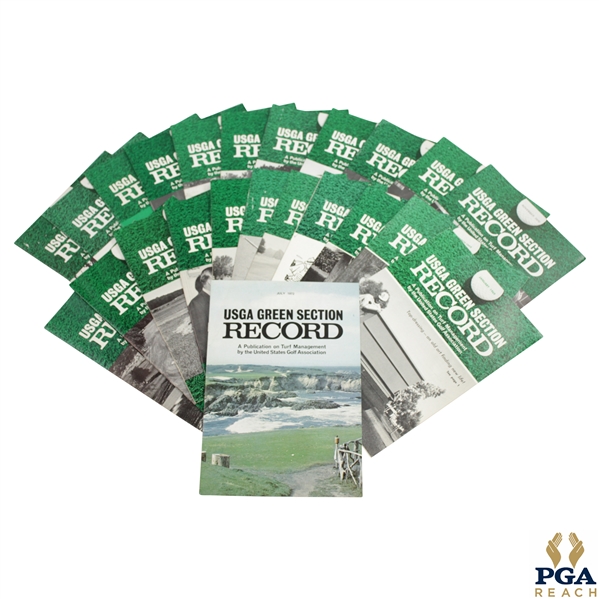 1969-1972 USGA Green Section Records Golf Magazines - Twenty-Three (23)