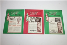 1946 New Zealand Golf Illustrated Golf Magazines - Eight (8)