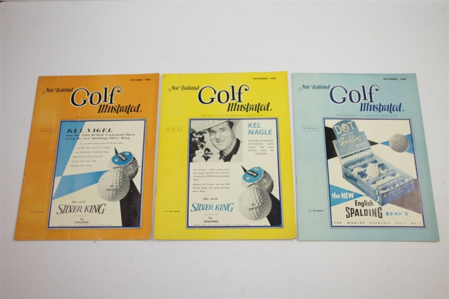 1960 & 1961 New Zealand Golf Illustrated Golf Magazines - Fourteen (14)
