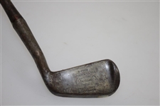 Circa 1900 Gibson & Co. Smith's Model Offset Mashie Iron - 36 1/2