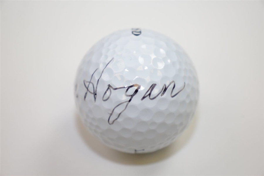 Loose clearly Ahead ben hogan signed golf ball seed Feed on provoke