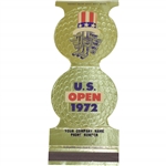 1972 US Open at Pebble Beach Match Book Cover - Jack Nicklaus Win