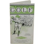 1911 A Book of Golf Booklet with Summary of 1910 Champions - Compliments of Gillette