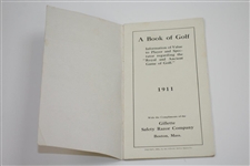 1911 A Book of Golf Booklet with Summary of 1910 Champions - Compliments of Gillette