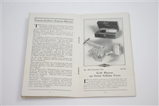 1911 A Book of Golf Booklet with Summary of 1910 Champions - Compliments of Gillette