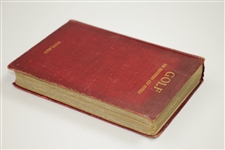 1910 'Golf: For Beginners and Others' Book by Marshall Whitlatch Sourced From Bert Yancey