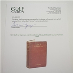 1910 'Golf: For Beginners and Others' Book by Marshall Whitlatch Sourced From Bert Yancey
