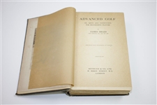 1920 'Advanced Golf: Or Hints & Instruction for Progressive Players' by James Braid - 10th Edition Sourced From Bert Yancey