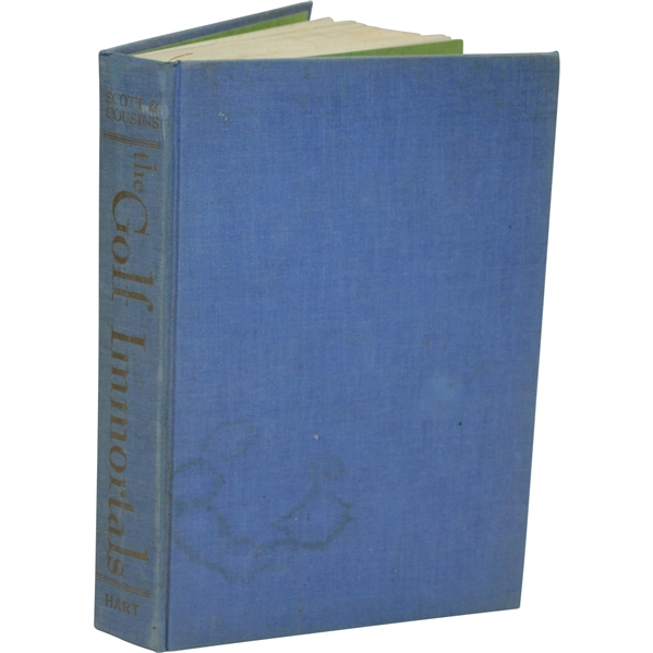 1969 The Golf Immortals First American Edition Book by Tom Scott & Geoffrey Cousins Sourced From Bert Yancey