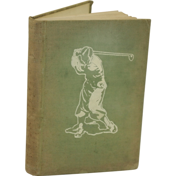 1933 Golf Technique Simplified Book by George E. Lardner Sourced From Bert Yancey