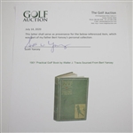 1901 'Practical Golf' Book by Walter J. Travis Sourced From Bert Yancey