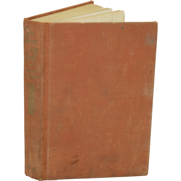 1956 On Learning Golf 4th Printing Book by Percy Boomer Sourced From Bert Yancey
