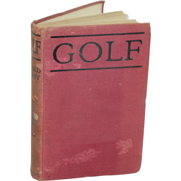 1914 Golf English Edition Book by Arnaud Massy - Translated by A.R. Allinson Sourced From Bert Yancey