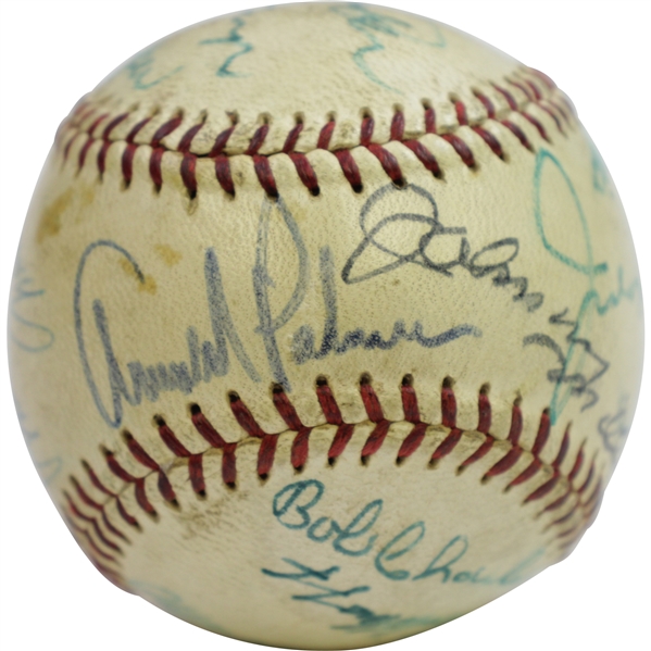 Palmer, Middlecoff, Snead, Venturi, Player, Trevino & others Signed Baseball JSA ALOA