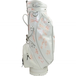 Multi-Signed White Golf Bag by Dozens of LPGA Stars JSA ALOA