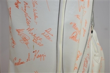 Multi-Signed White Golf Bag by Dozens of LPGA Stars JSA ALOA