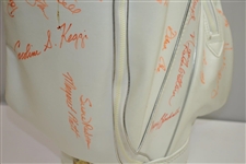 Multi-Signed White Golf Bag by Dozens of LPGA Stars JSA ALOA
