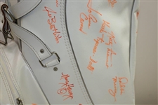 Multi-Signed White Golf Bag by Dozens of LPGA Stars JSA ALOA