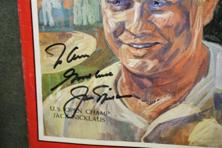 Arnold Palmer & Jack Nicklaus Signed TIME Magazines Plus Nicklaus Signed Scorecard JSA ALOA