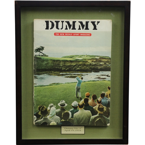 Sports Illustrated Dummy No. 2 New Weekly Sport Magazine - April 19, 1954