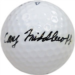 Cary Middlecoff Signed Pinnacle Gold Golf Ball JSA ALOA