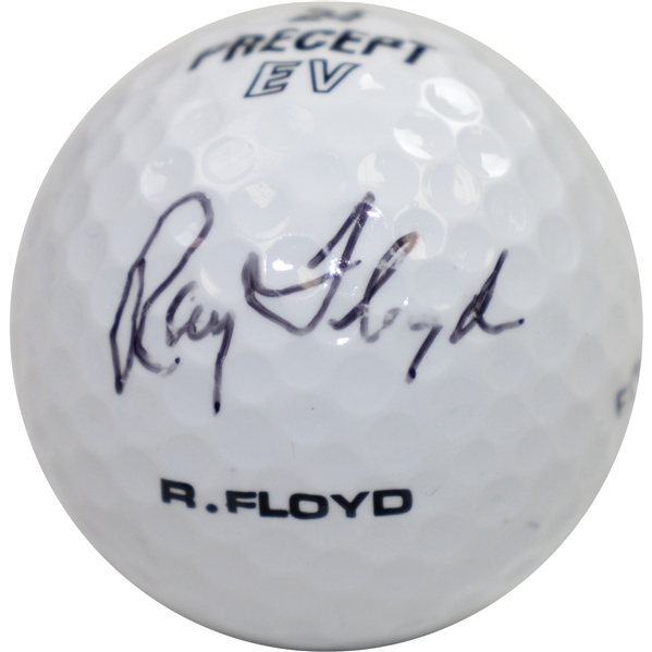 Ray Floyd Signed Personal Precept EV R. Floyd Logo Golf Ball JSA ALOA