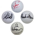 Masters Champs Zoeller, Stadler, OMeara, & Woosnam Signed Golf Balls JSA ALOA