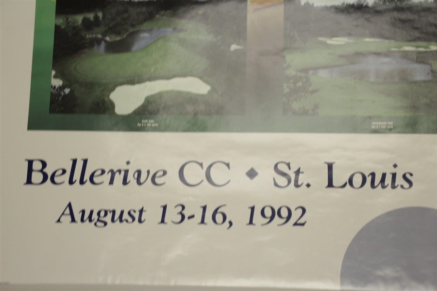 1992 PGA Championship at Bellerive Poster with Jack Nicklaus, John Daly, & Hale Irwin