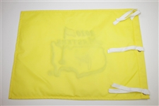 Lee Westwood Signed 2010 Masters Embroidered Flag - 3rd Rd Leader & Runner-Up JSA ALOA