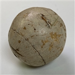 Circa 1840 W & J Gourlay Feather Ball with Weight Marking