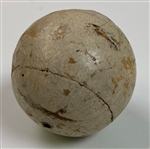 Circa 1840 W & J Gourlay Feather Ball with Weight Marking