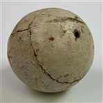 Circa 1840 W & J Gourlay Feather Ball with Weight Marking
