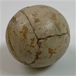 Circa 1840 W & J Gourlay Feather Ball with Weight Marking
