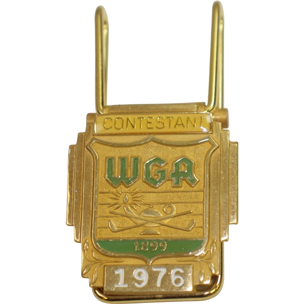 Bobby Wadkins 1976 WGA Contestant Money/Clip Badge