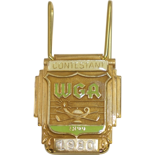 Bobby Wadkins 1980 WGA Contestant Money/Clip Badge