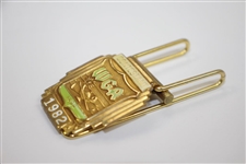 Bobby Wadkins' 1982 WGA Contestant Money/Clip Badge