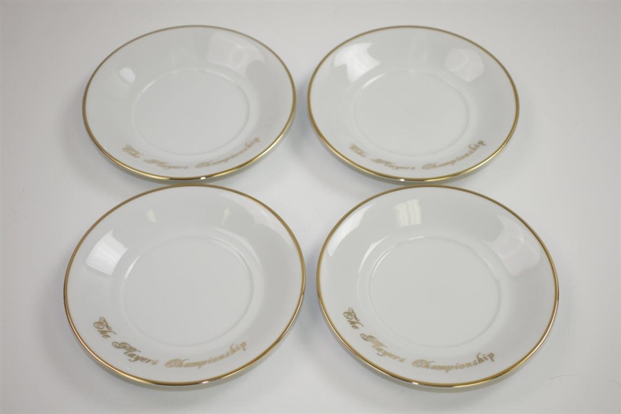 Full Set of The Players Championship Tiffany Plates, Saucers, & Tea Cups - Bobby Wadkins Collection 