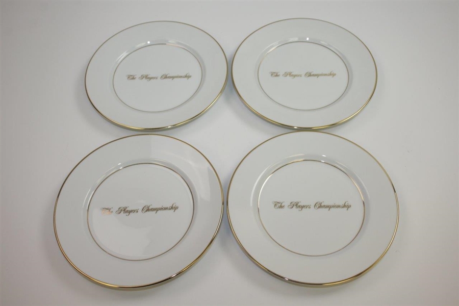 Full Set of The Players Championship Tiffany Plates, Saucers, & Tea Cups - Bobby Wadkins Collection 