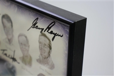 Multi-Signed 2002 MasterCard Championship at Hualalai GC Poster - Bobby Wadkins Collection JSA ALOA