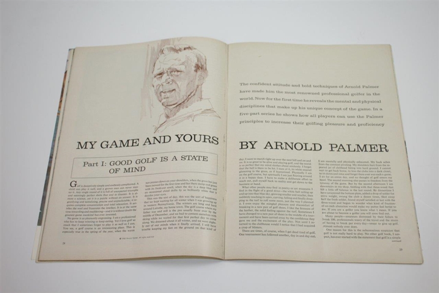 Arnold Palmer Signed 1963 Sports Illustrated Magazine JSA #P36663