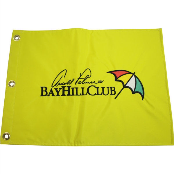 Arnold Palmers Bay Hill Club Embroidered Yellow Flag