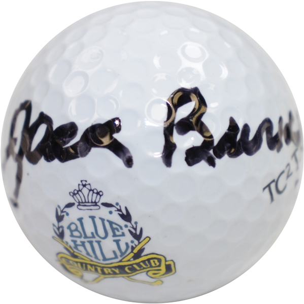 Jack Burke Signed Blue Hill Country Club Logo Golf Ball JSA ALOA