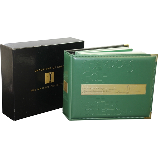 The Masters Collection 1934-1998 Champions of Golf Full Set in Original Folder & Box